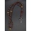 The Crucifix Natural Wood Knotted Anglican Rosary