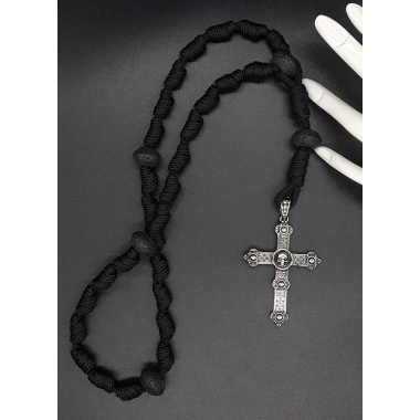 The Crucifix Skull Knotted Anglican Rosary