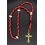 The Carnelian Heart Knotted Anglican Rosary