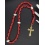 The Carnelian Heart Knotted Anglican Rosary