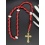 The Carnelian Heart Knotted Anglican Rosary