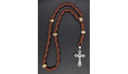 The Crucifix Jasper Knotted Anglican Rosary