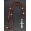 The Crucifix Jasper Knotted Anglican Rosary