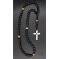 The Black Prayer Catholic Rosary 