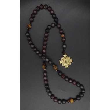 The Bloodstone St Benedict Catholic Rosary 