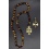 The Golden Charm Cross Catholic Rosary 