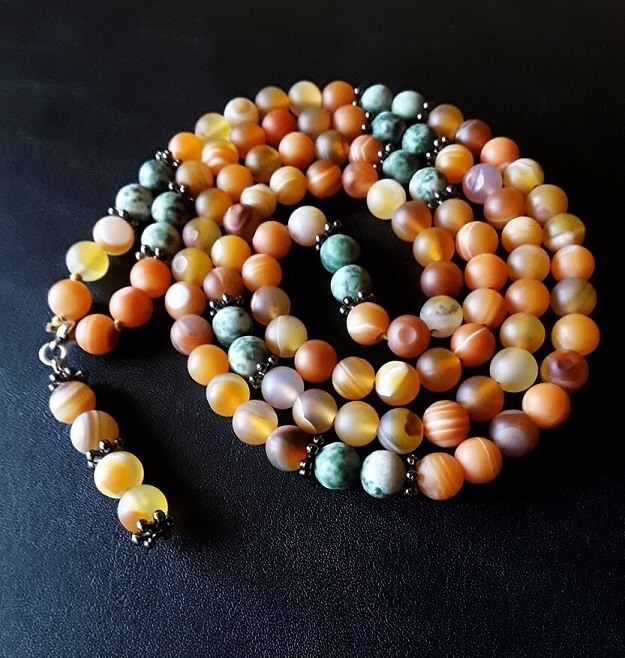 Buddha's Divination - 108 Mala Beads Prayer Necklace